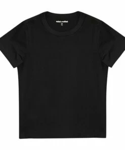 Flash Sale 💯 Lyocell Basic T-shirt Black Mini Rodini Fashion Baby, Children 🛒