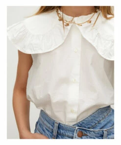 Best reviews of 🔥 Mae Top White Les Coyotes de Paris Fashion Teen, Children ✔️ -Outlet Kids' Fashion Store mae top white les coyotes de paris fashion teen children 3