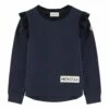 Wholesale 🌟 Maglia Sweatshirt Navy blue Moncler Fashion Teen, Children 👍