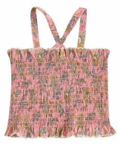 Budget 🛒 Malika Organic Cotton Top Pink Louise Misha Fashion Children ✔️