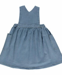 Promo 👍 Mango 👗 Dress Blue Poudre Organic Fashion Children 🎁
