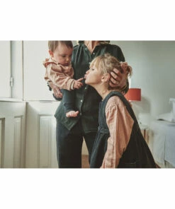 Outlet Kids' Fashion Store -Outlet Kids' Fashion Store mango dress denim black poudre organic fashion children 1