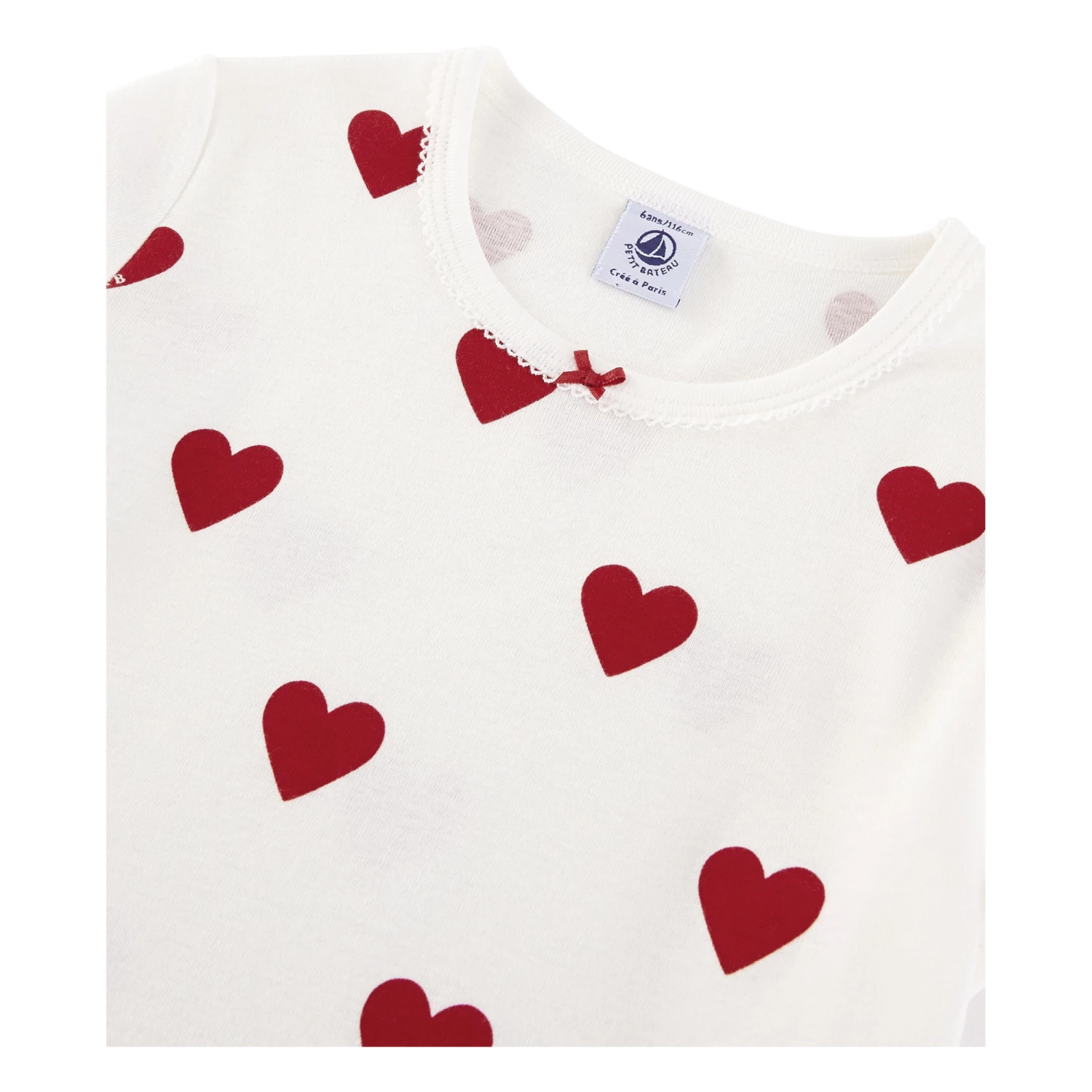 Budget ⌛ Marama Organic Cotton Nightgown White Petit Bateau Fashion Children, Adult 👏 2 Budget ⌛ Marama Organic Cotton Nightgown White Petit Bateau Fashion Children, Adult 👏 - Image 2