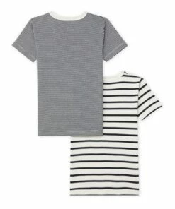 Top 10 🎉 Marinière T-Shirts - Set of 2 Navy blue Petit Bateau Fashion Children 👏 -Outlet Kids' Fashion Store mariniere t shirts set of 2marini egrave re t shirts set of 2 navy blue petit bateau fashion children 2