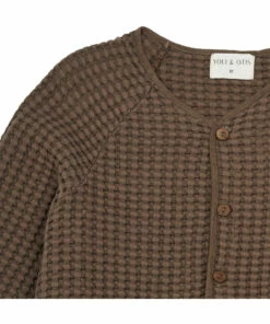 Discount 🌟 Marius Organic Cotton Waffle Pyjamas Chocolate Yoli & Otis Fashion Children 👏 -Outlet Kids' Fashion Store marius organic cotton waffle pyjamas chocolate yoli otis fashion children 2