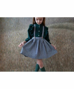 Top 10 🤩 Mavis Linen Striped Suspender Skirt Blue Soor Ploom Fashion Children 🔔 -Outlet Kids' Fashion Store mavis linen striped suspender skirt blue soor ploom fashion children 3