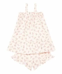 Best Pirce 🎉 Maya Double Organic Cotton Muslin Pyjama Set Pink Risu Risu Fashion Children 💯