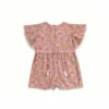 Discount 🔥 Mayalia Organic Cotton Playsuit Pink Louise Misha Fashion Children 🛒