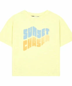 Best deal ⭐ MC Organic Cotton T-shirt Lemon yellow Hundred Pieces Fashion Teen, Children 🎉