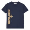 Discount ⭐ MC T-shirt Navy blue Stone Island Fashion Teen, Children 👍