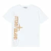 Buy 💯 MC T-shirt White Stone Island Fashion Teen, Children 🤩