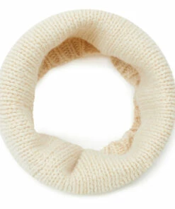 Promo 🔥 Merino Wool and Alpaca Snood Ecru Bonton Fashion Children 🎉