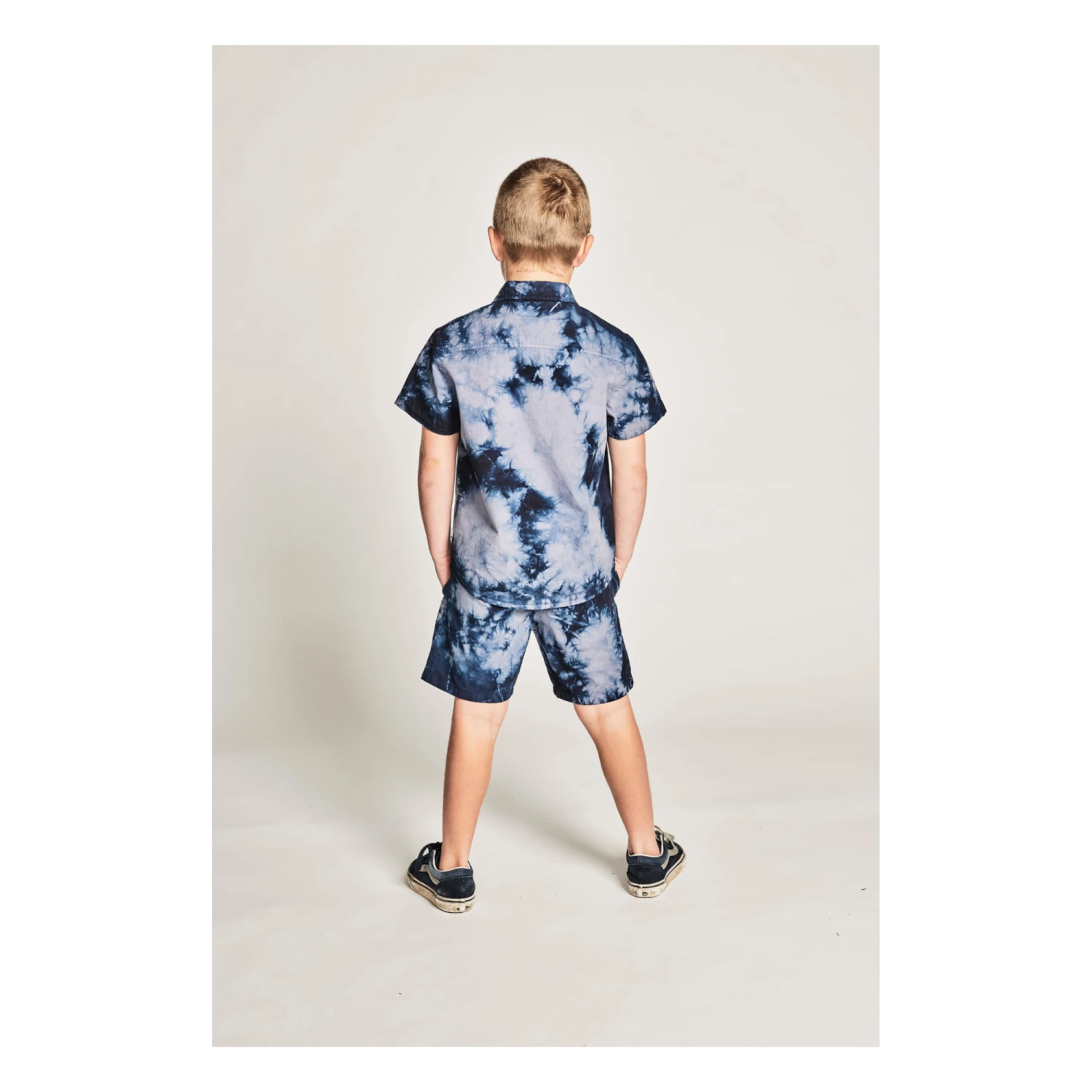 Wholesale 🔥 Messy Tie-Dye T-shirt Navy blue Munsterkids Fashion Teen, Children 😍 2 Wholesale 🔥 Messy Tie-Dye T-shirt Navy blue Munsterkids Fashion Teen, Children 😍 - Image 2