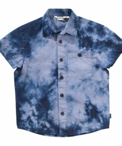 Wholesale 🔥 Messy Tie-Dye T-shirt Navy blue Munsterkids Fashion Teen, Children 😍