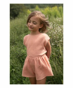 Promo ⭐ Mi Casa Double Cotton Muslin Top Peach Soor Ploom Fashion Children 👍 -Outlet Kids' Fashion Store mi casa double cotton muslin topmi casa double cotton muslin top peach soor ploom fashion children 2