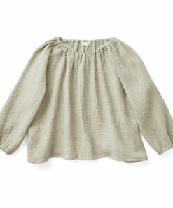 Promo ๐ฏ Mi Casa Double Cotton Muslin Tunic Beige Soor Ploom Fashion Children ๐