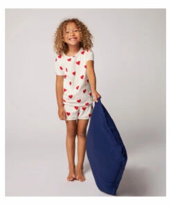 Hot Sale โ Mid-length Organic Cotton Pyjamas White Petit Bateau Fashion Teen, Children โ๏ธ