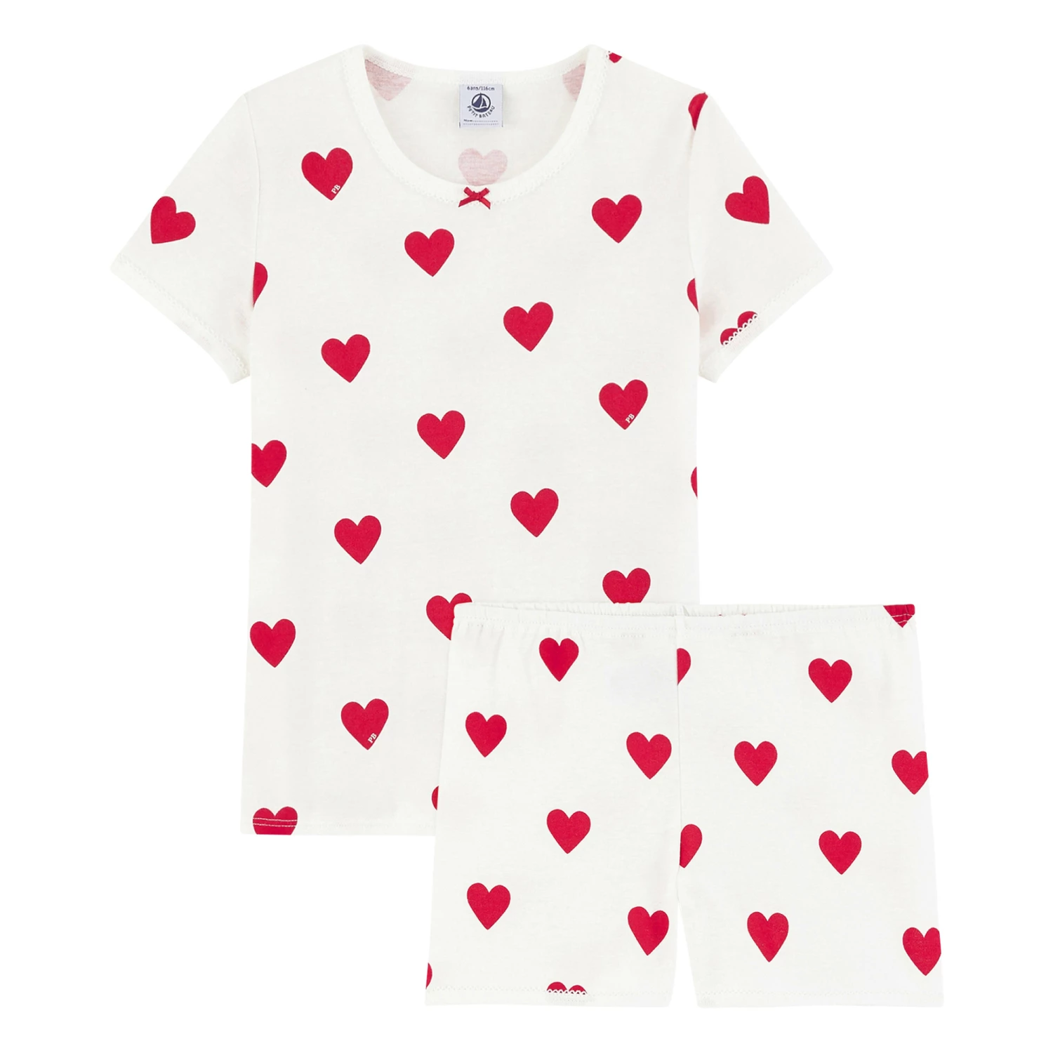 Hot Sale ⌛ Mid-length Organic Cotton Pyjamas White Petit Bateau Fashion Teen, Children ✔️ 5 Hot Sale ⌛ Mid-length Organic Cotton Pyjamas White Petit Bateau Fashion Teen, Children ✔️ - Image 5