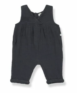 Outlet ⌛ Milena Double Cotton Muslin Jumpsuit Carbon 1+ in the family Fashion Baby, Children 👍 5 Outlet ⌛ Milena Double Cotton Muslin Jumpsuit Carbon 1+ in the family Fashion Baby, Children 👍 -Outlet Kids' Fashion Store milena double cotton muslin jumpsuit carbon 1 in the family fashion baby children 2