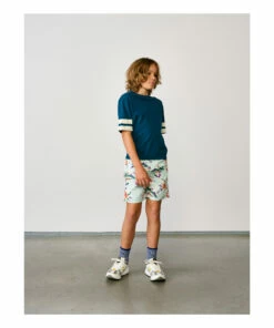 Hot Sale 🎉 Milow T-shirt Peacock blue Bellerose Fashion Teen, Children 🎁 -Outlet Kids' Fashion Store milow t shirt peacock blue bellerose fashion teen children 2