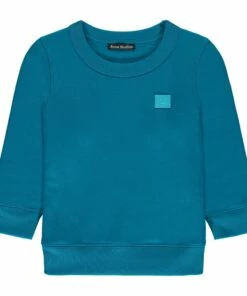 Best Sale ⌛ Mini Fairview Sweatshirt Blue Acne Studios Fashion Children 💯