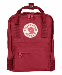 Wholesale 💯 Mini Kanken backpack Red Fjällräven Fashion Teen, Children ✨