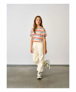 New 🧨 Mio Striped T-shirt Mandarin Bellerose Fashion Teen, Children 🎉