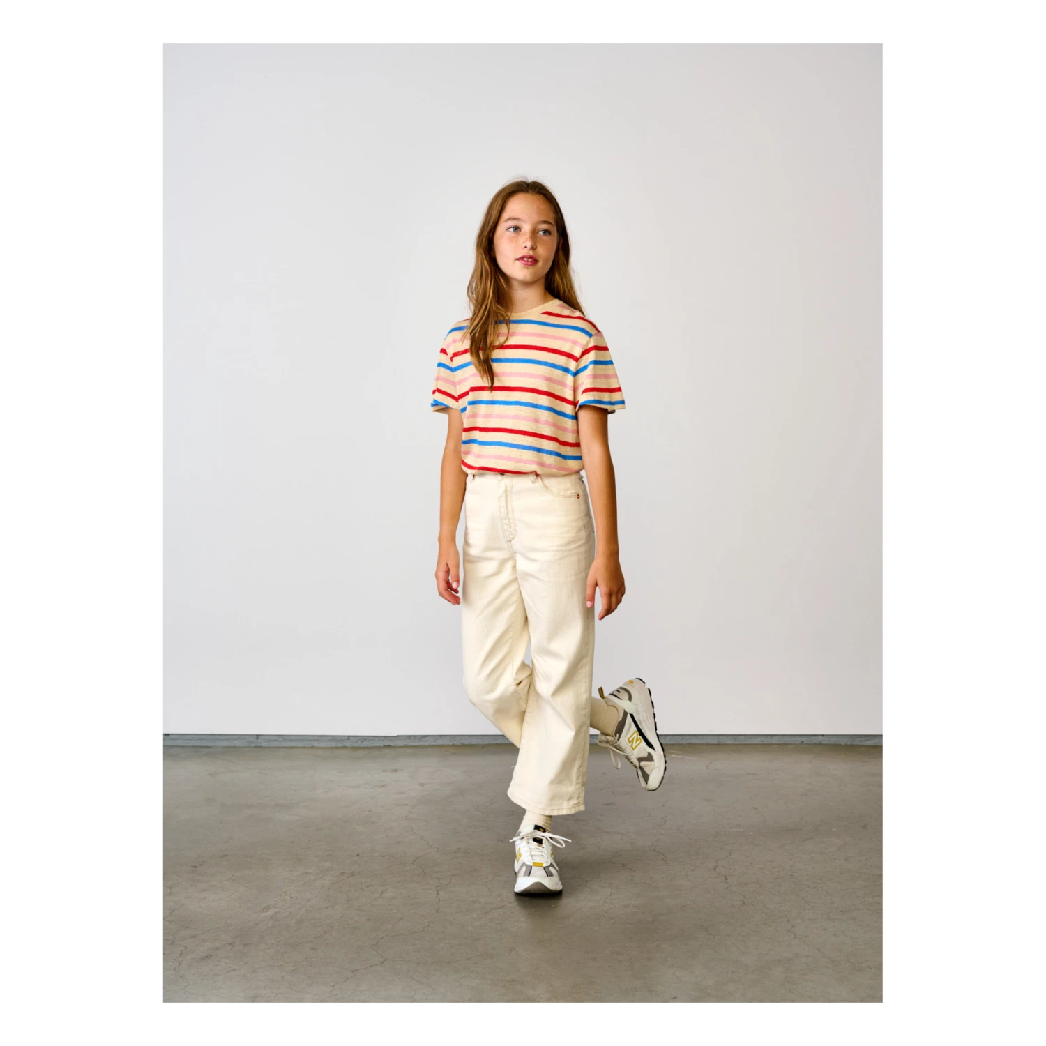 New 𧨠Mio Striped T-shirt Mandarin Bellerose Fashion Teen, Children π 1 New 𧨠Mio Striped T-shirt Mandarin Bellerose Fashion Teen, Children π