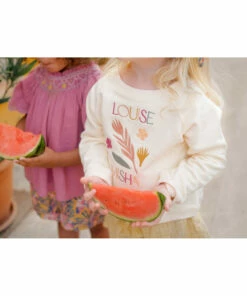 Cheapest ✨ Mireille Sweatshirt Ecru Louise Misha Fashion Teen, Children 🔥 -Outlet Kids' Fashion Store mireille sweatshirt ecru louise misha fashion teen children 2
