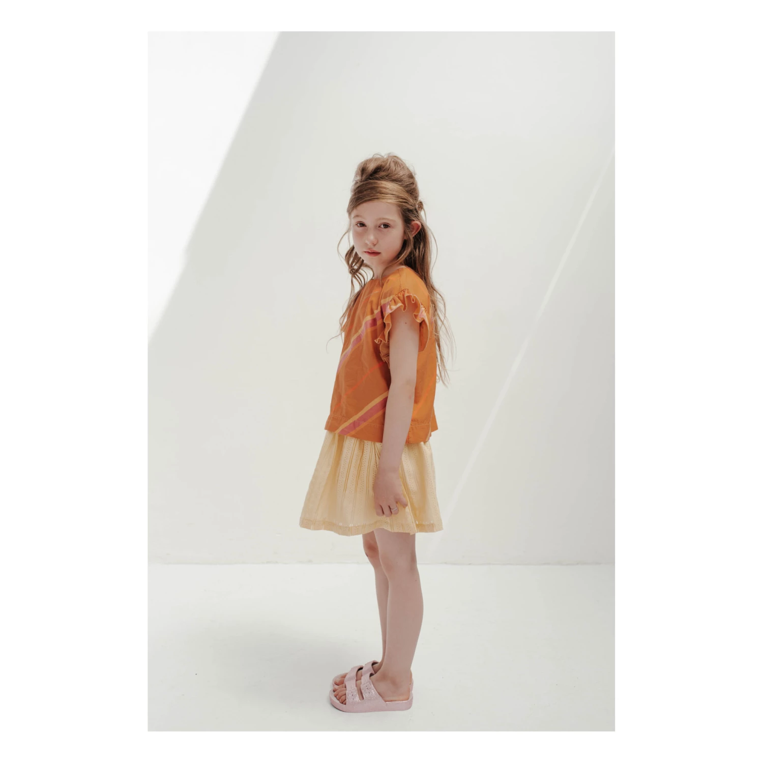 Outlet ๐ฏ Misty Organic Cotton T-shirt Orange Repose AMS Fashion Teen, Children ๐ฏ 3 Outlet ๐ฏ Misty Organic Cotton T-shirt Orange Repose AMS Fashion Teen, Children ๐ฏ - Image 3