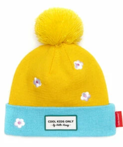 Brand new 👏 Mountain Beanie Yellow Hello Hossy Fashion Baby, Children 😀