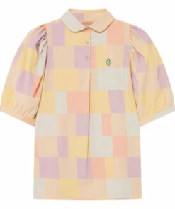 Discount 😀 Mouse Checked 👗 Dress Pale pink The Animals Observatory Fashion Children ⭐