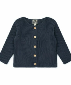 Promo 😍 Mouton Organic Cotton Cardigan Charcoal grey Bonton Fashion Baby, Children 🎁