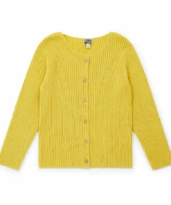 Brand new 🌟 Mouton Organic Cotton Cardigan Yellow Bonton Fashion Children ⌛