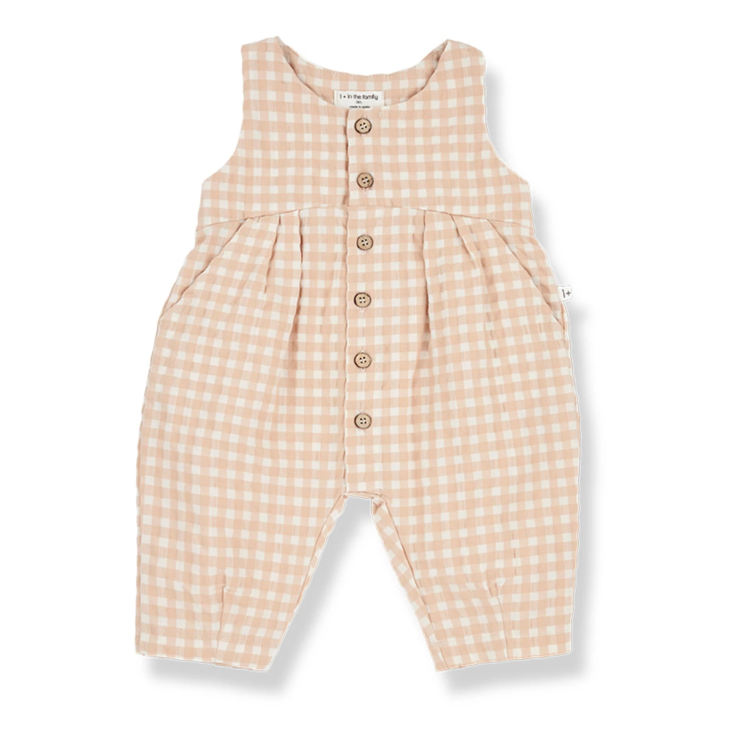 Discount โจ Nadja Cotton Crepe Jumpsuit Pale pink 1+ in the family Fashion Baby, Children ๐ 1 Discount โจ Nadja Cotton Crepe Jumpsuit Pale pink 1+ in the family Fashion Baby, Children ๐