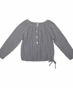 Cheap 😀 Naia Long Sleeve Blouse Grey Numero 74 Fashion Children 👏