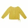 Wholesale 😀 Naia Long Sleeve Blouse Sunflower Yellow S028 Numero 74 Fashion Children 🎁