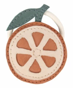 Deals ❤️ Nanoe Nubuck Grapefruit Hair Tie Hazel Donsje Fashion Children 🎁