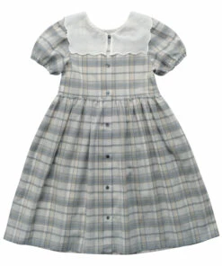 Budget 😀 Navia 👗 Dress Grey blue Louisiella Fashion Children ✨ -Outlet Kids' Fashion Store navia dress grey blue louisiella fashion children 8