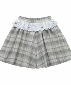 Discount 🎁 Navia Skort Grey blue Louisiella Fashion Children 😍