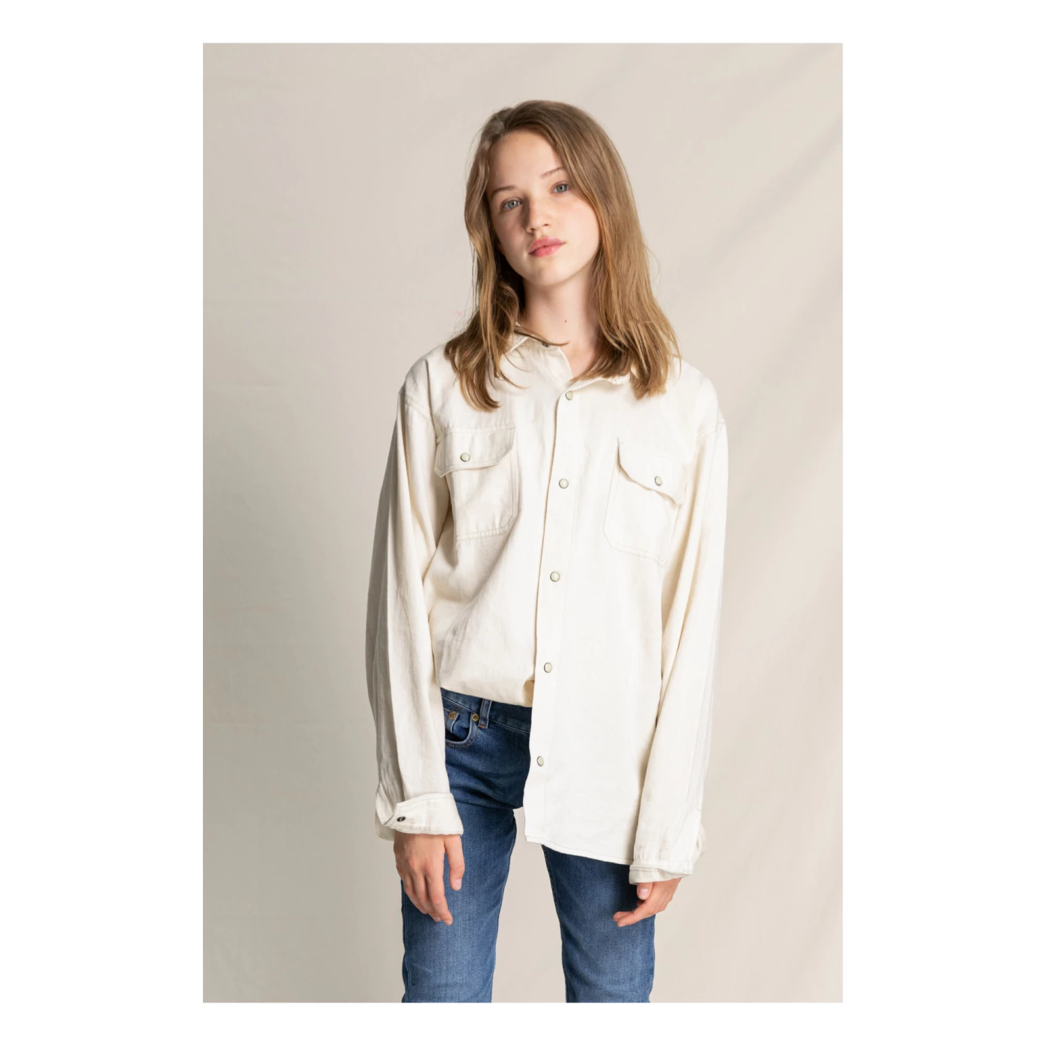 Cheap ✔️ New Dusk Shirt Ecru Finger in the nose Fashion Teen, Children ❤️ 4 Cheap ✔️ New Dusk Shirt Ecru Finger in the nose Fashion Teen, Children ❤️ - Image 4