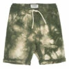 Deals 👏 New Grounded Tie-Dye ☀️ Summer Fleece Shorts Khaki Finger in the nose Fashion Teen, Children 🔥