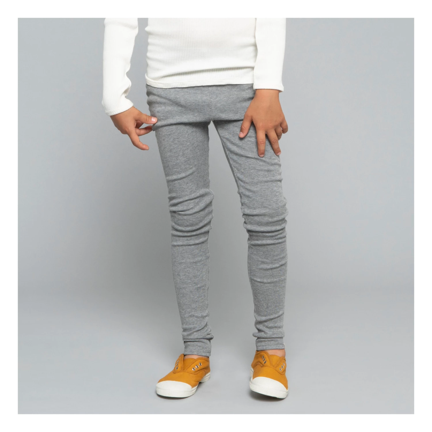 Promo ⌛ Nicer Organic Cotton Leggings Grey Minimalisma Fashion Baby, Children ❤️ 4 Promo ⌛ Nicer Organic Cotton Leggings Grey Minimalisma Fashion Baby, Children ❤️ - Image 4