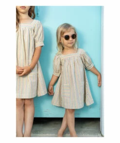Outlet 🤩 Nora Striped 👗 Dress Ecru Ketiketa Fashion Children 😀