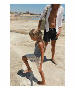 Outlet 😍 Nurdan Organic Cotton Ribbed Tank Top Grey blue Yoli & Otis Fashion Children 🎉 -Outlet Kids' Fashion Store nurdan organic cotton ribbed tank top grey blue yoli otis fashion children 2