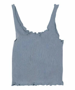 Outlet 😍 Nurdan Organic Cotton Ribbed Tank Top Grey blue Yoli & Otis Fashion Children 🎉