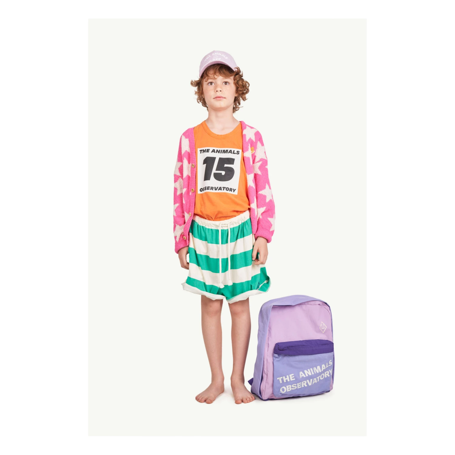 Deals ๐ Nylon Backpack Mauve The Animals Observatory Fashion Children โญ 2 Deals ๐ Nylon Backpack Mauve The Animals Observatory Fashion Children โญ - Image 2