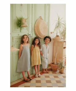 Deals 🎁 Obash Chambray Jumpsuit Light blue Louise Misha Fashion Children 👏 -Outlet Kids' Fashion Store obash chambray jumpsuit light blue louise misha fashion children 2