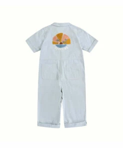 Deals 🎁 Obash Chambray Jumpsuit Light blue Louise Misha Fashion Children 👏 -Outlet Kids' Fashion Store obash chambray jumpsuit light blue louise misha fashion children 5