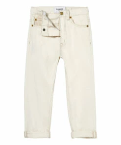 New ❤️ Ollibis Tapered 👖 Jeans Ecru Finger in the nose Fashion Teen, Children ⭐ -Outlet Kids' Fashion Store ollibis tapered jeans ecru finger in the nose fashion teen children 7